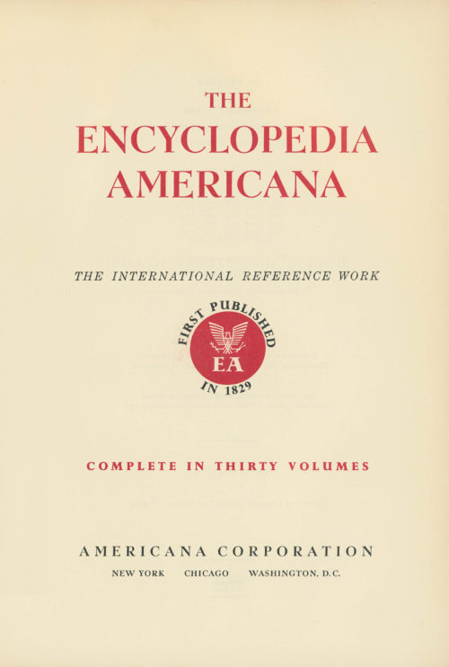 Encyclopaedia Americana 1958, Volume 2 – A Window to a Bygone Era