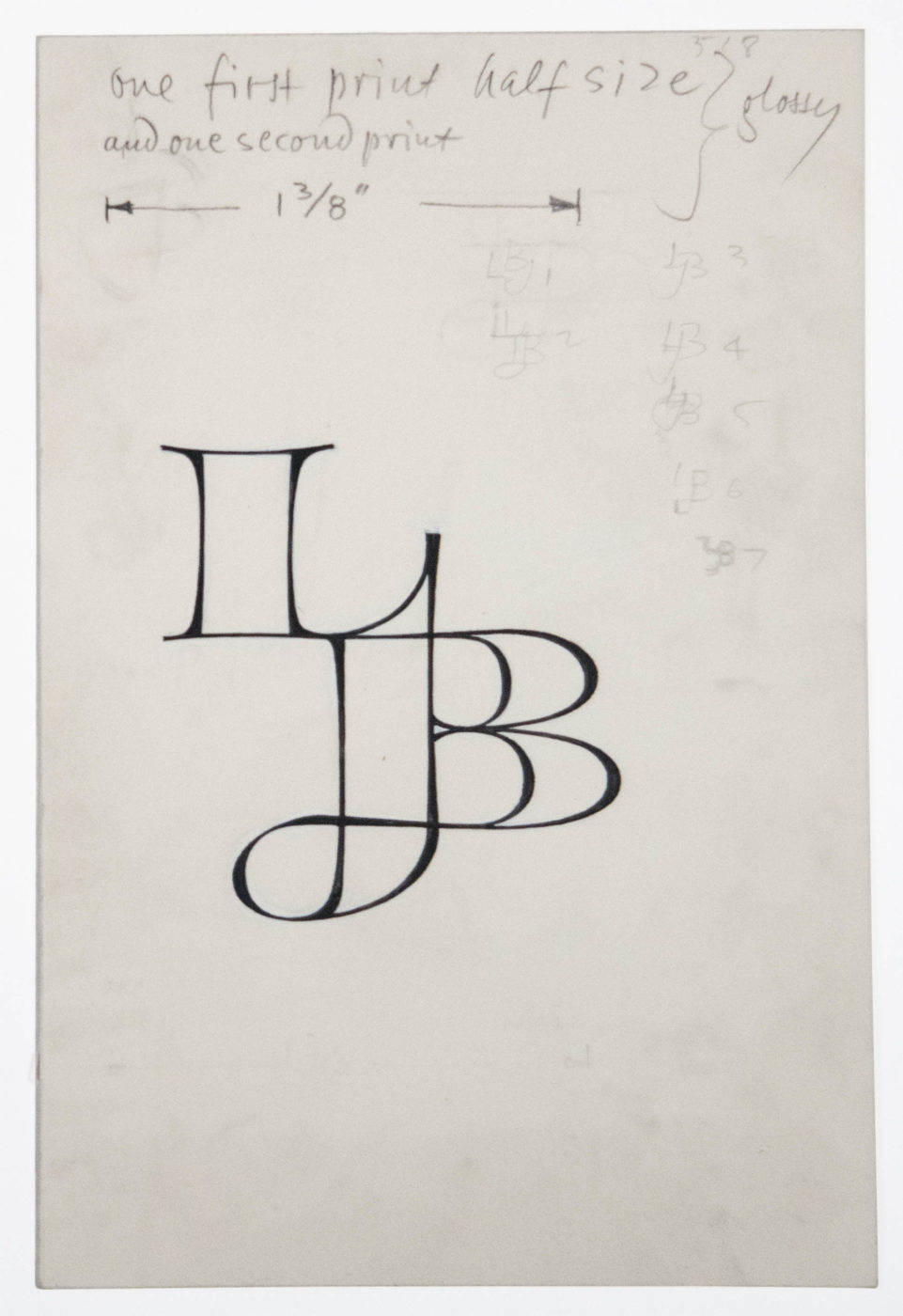 LBJ monogram