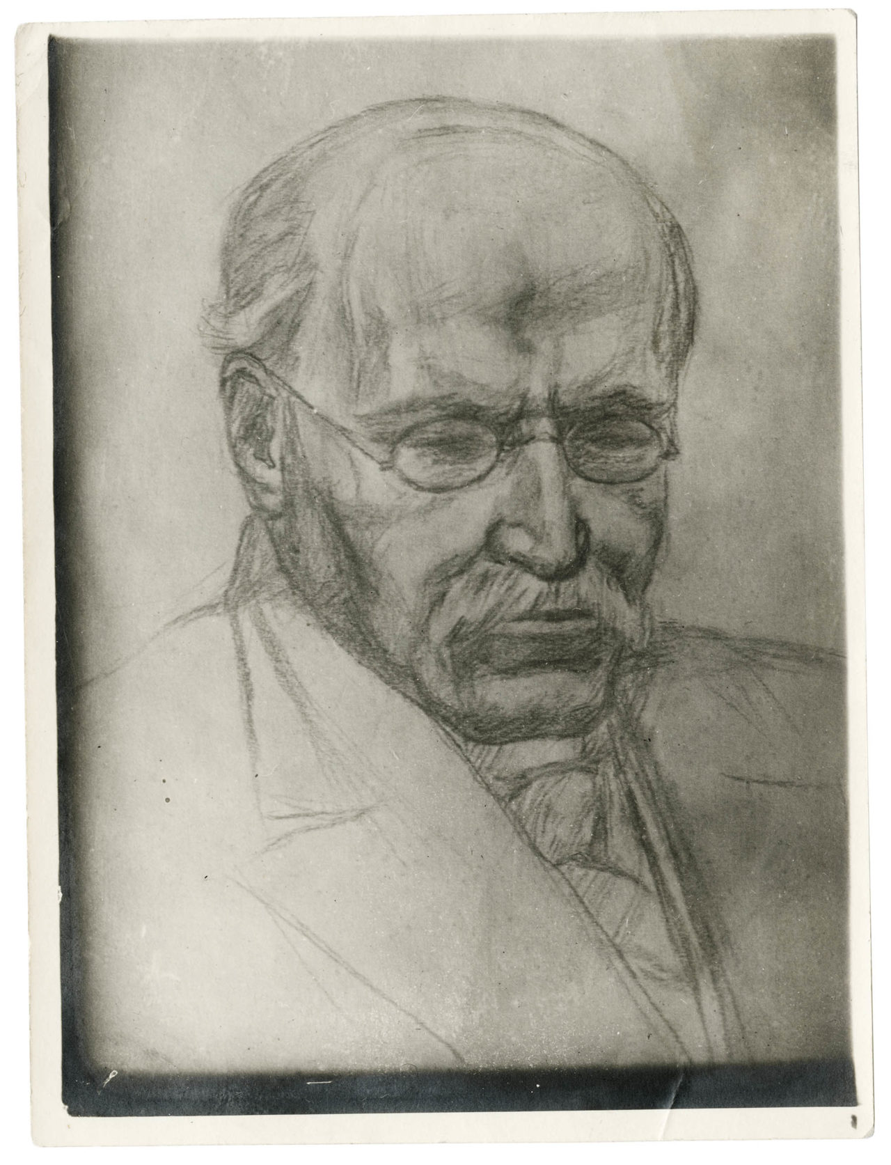 Portrait sketch of a man