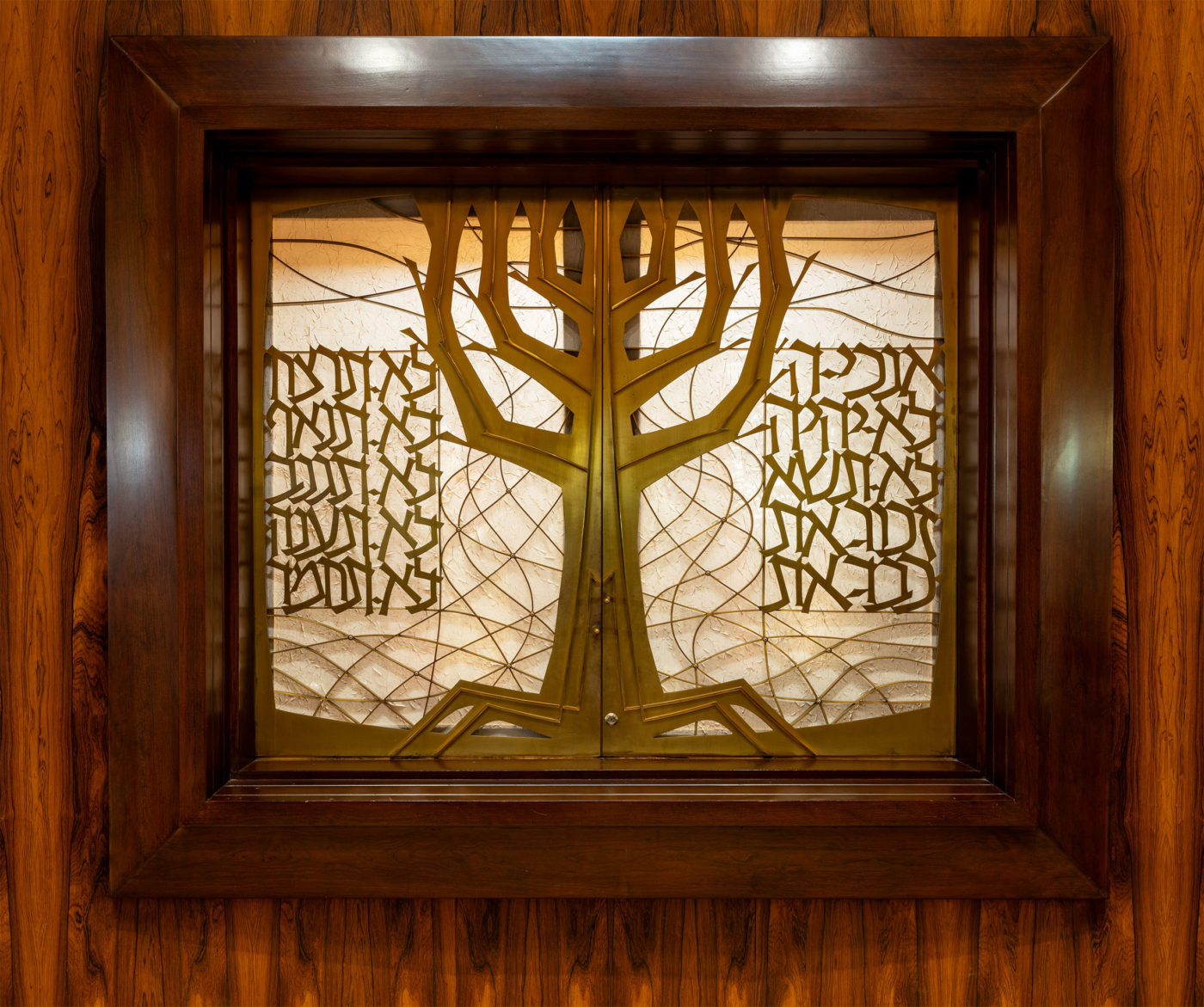 Aron haKodesh in Temple Sholom