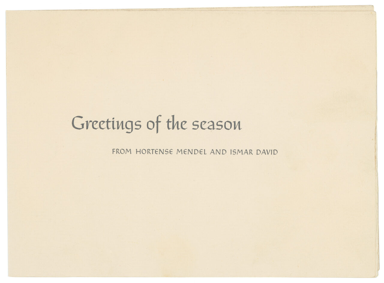 Season’s greeting card