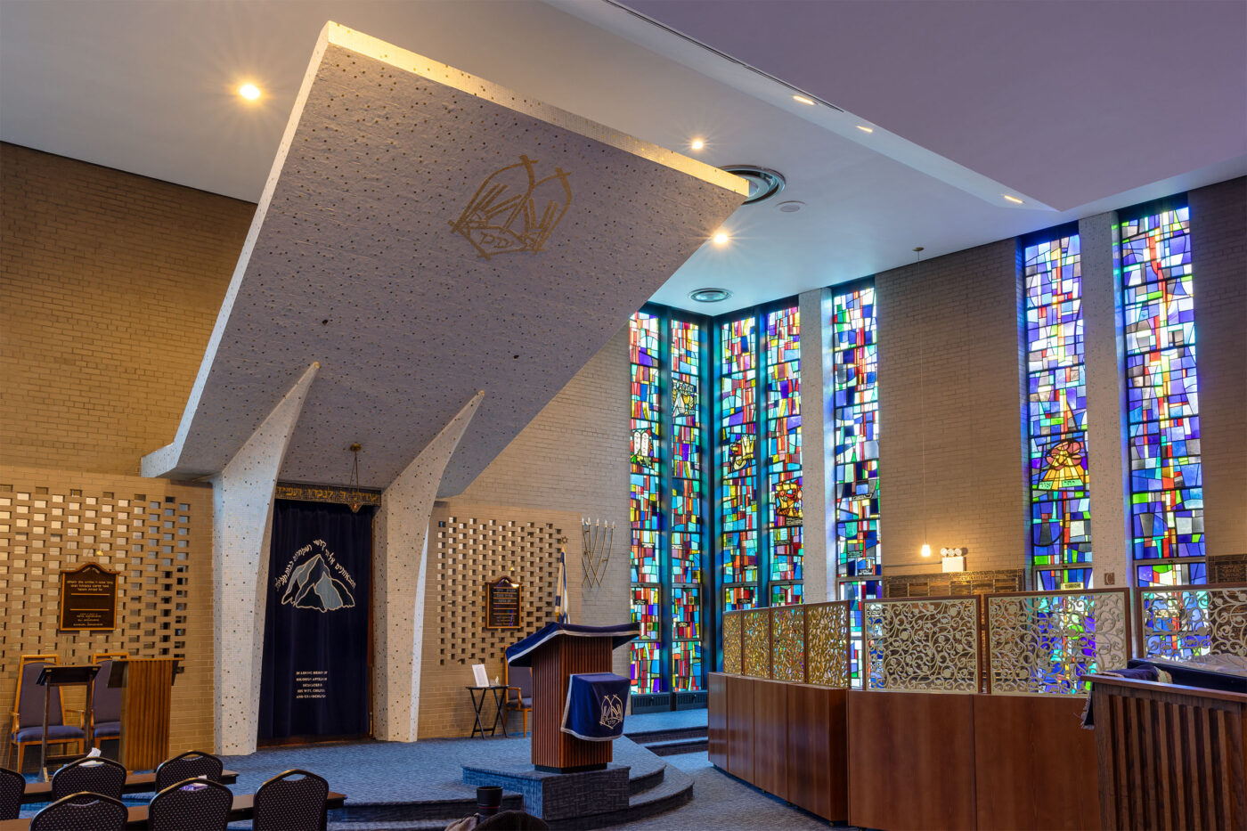 Interior of Mt. Sinai Jewish Center