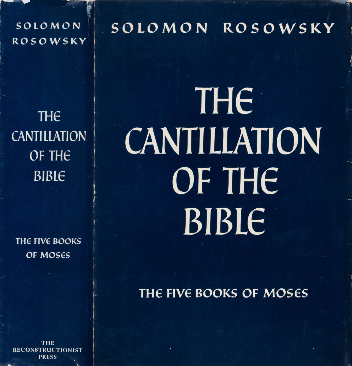 The Cantilation of the Bible jacket